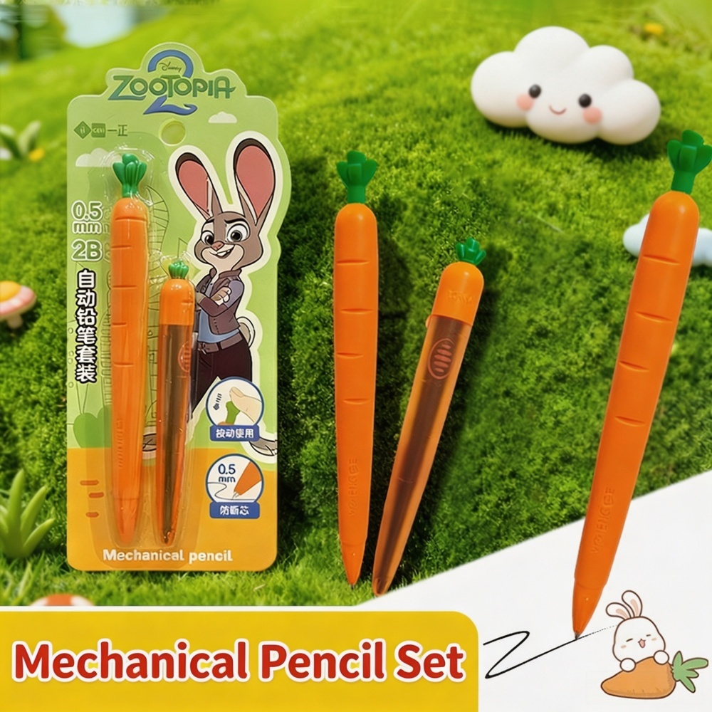 Mechanical Pencil Lead - Original Disney Zootopia Karotten-Stil Druckbleistift-Set mit