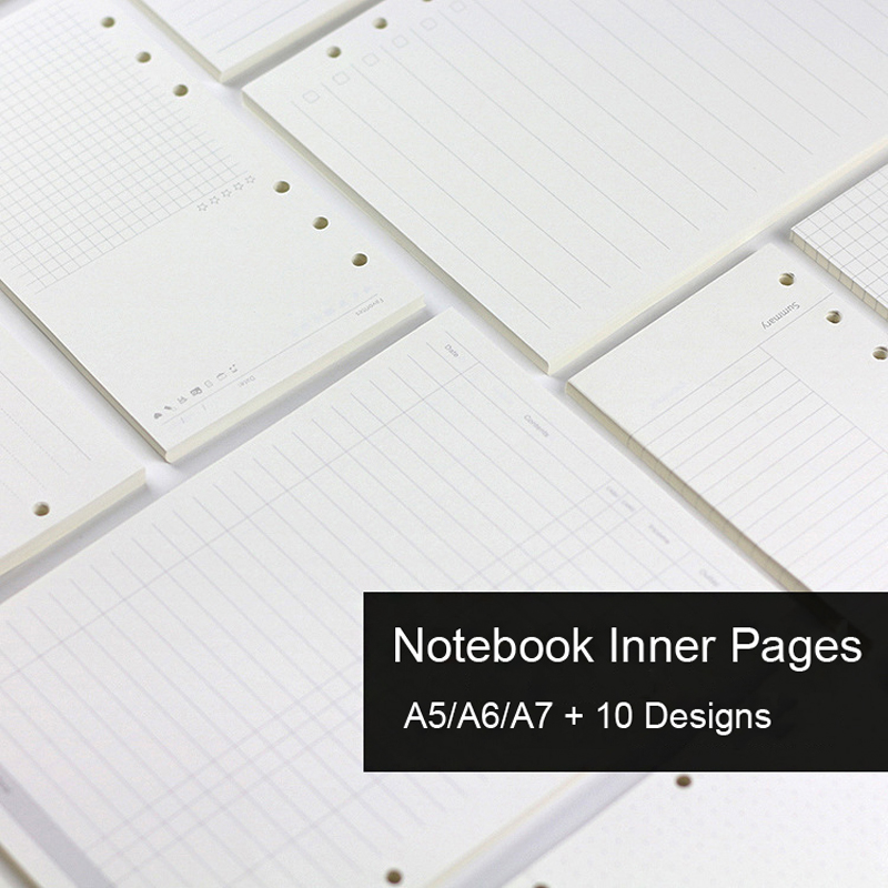 Notebook Dotted A5 - 45 Blatt A5 A6A7 Loseblatt-Notizbuch, Nachfüllung,