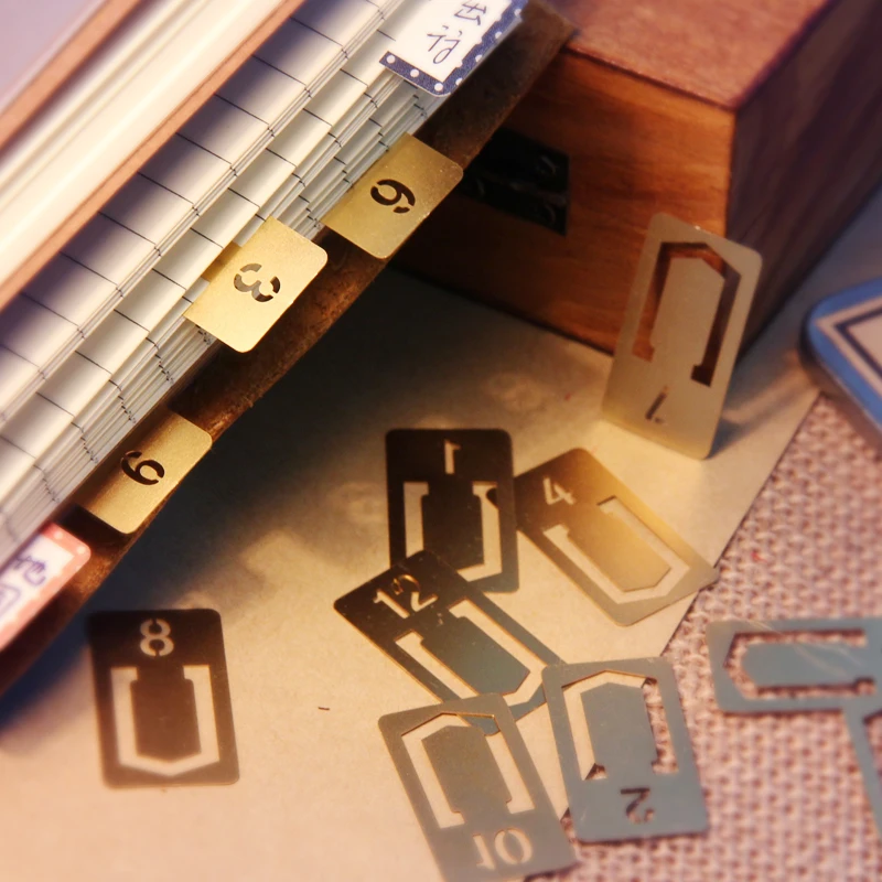 12 teile/los Vintage Kupfer Le – Stationery Office Supply Store Bewertung und Preis
