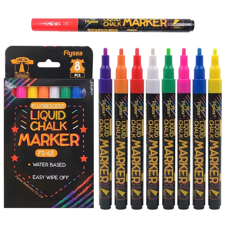 8 Stück Flüssigkreide-Marker,  – Whiteboard Marker Set Bewertung und Preis