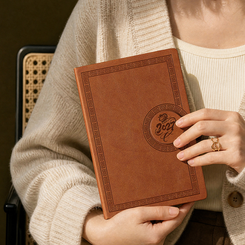 2027 A5 Premium Leder-Tagespla – Journal Leather Hardcover Bewertung und Preis