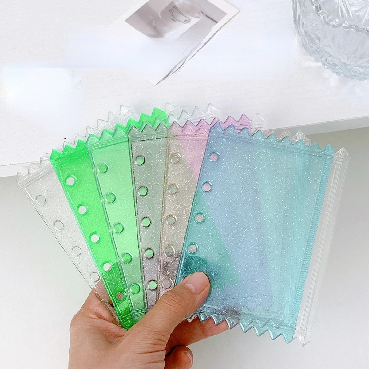 M5 5 Löcher Candy Bunte Binder – Portfolio Folder Zip Bewertung und Preis