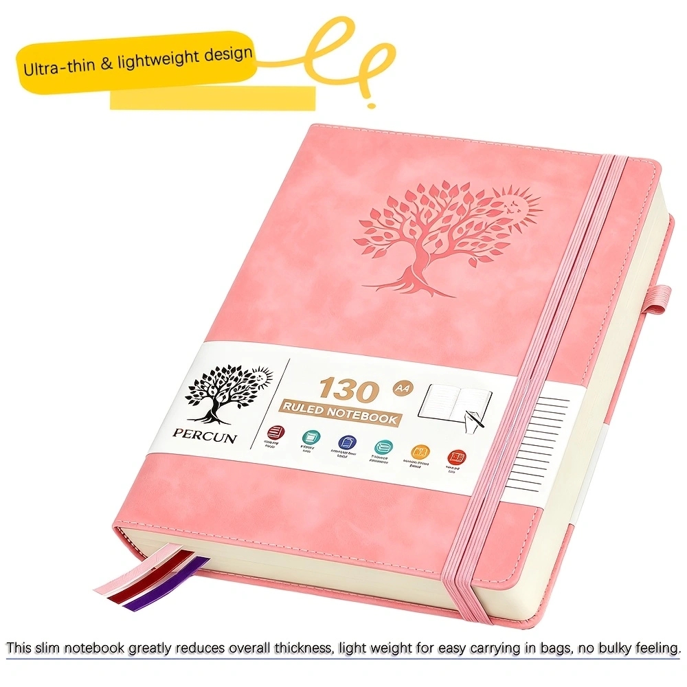 A4 liniertes Hardcover-Notizbu – Journal Leather Hardcover Bewertung und Preis