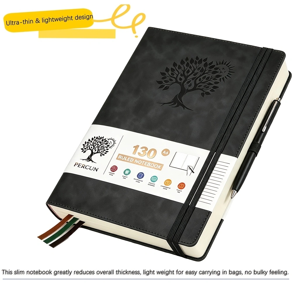 A4 liniertes Hardcover-Notizbu – Journal Leather Hardcover Bewertung und Preis