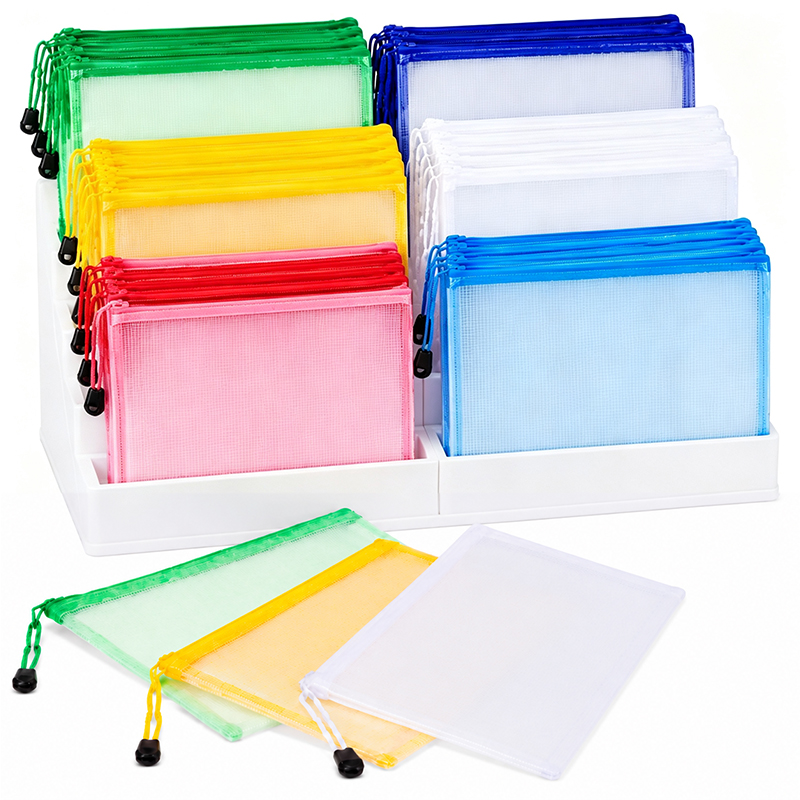 5/20 Stück A4/A5 Netz-Reißvers – Portfolio Folder Zip Bewertung und Preis